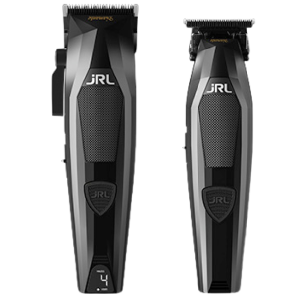 Combo JRL Diamante DI 2025 Clipper + Trimmer Negro Profesional