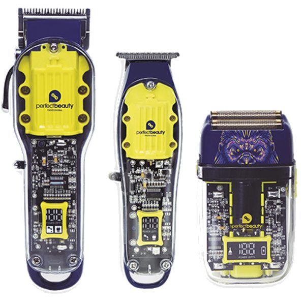 PACK DG 01 – Combo Barbería Profesional Clipper + Trimmer + Shaver