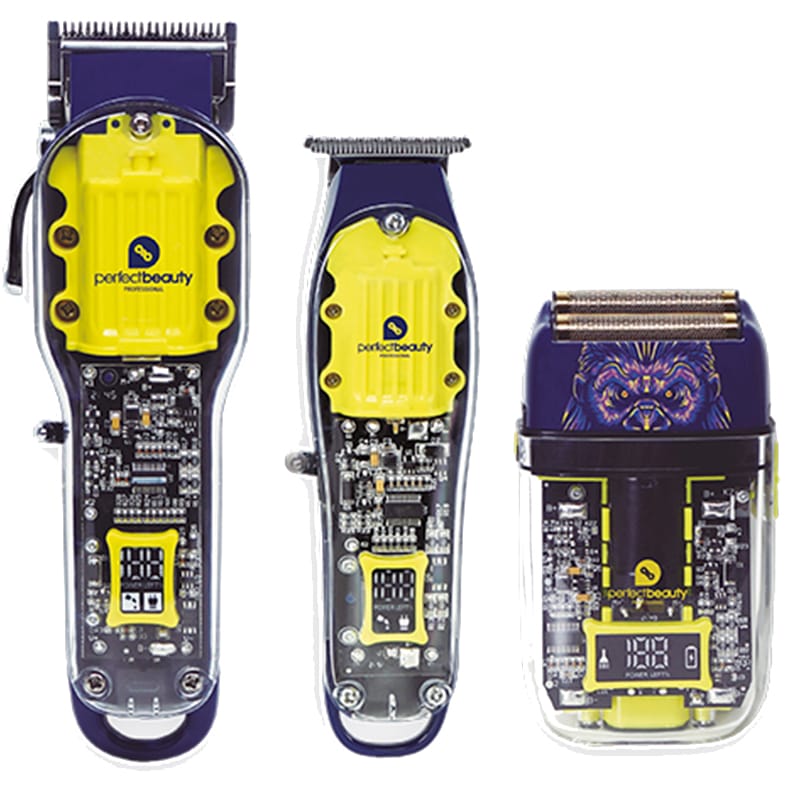 PACK DG 01 – Combo Barbería Profesional Clipper + Trimmer + Shaver