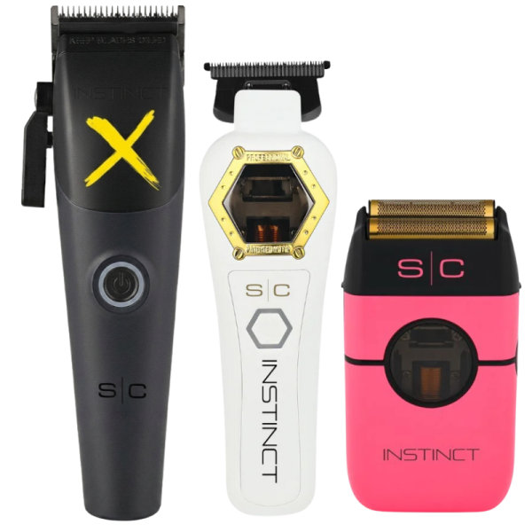 StyleCraft Instinct X Metal Combo + Instinct Shaver Pink