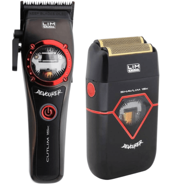 LIM Hair Devourer Clipper + Shavlim 15K Shaver Profesional